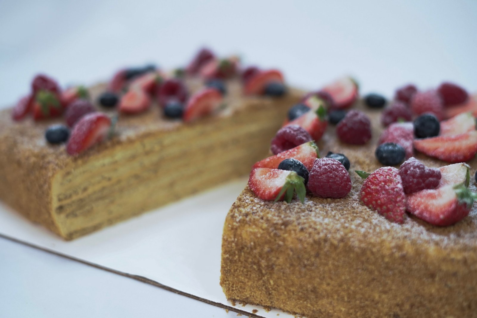 Honey Cake with Caramel Filling